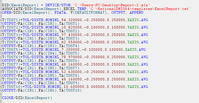 三坐标Rational软件快速输出excel报告(下)(图4) 三坐标Rational软件快速输出excel报告(下)(图4)
