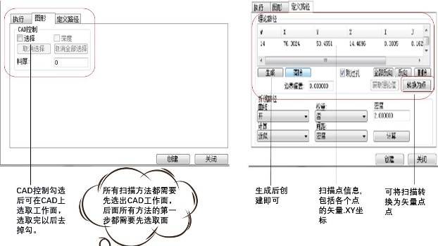关于三坐标PC扫描方法的基础设置的详细介绍(图2) 关于三坐标PC扫描方法的基础设置的详细介绍(图2)