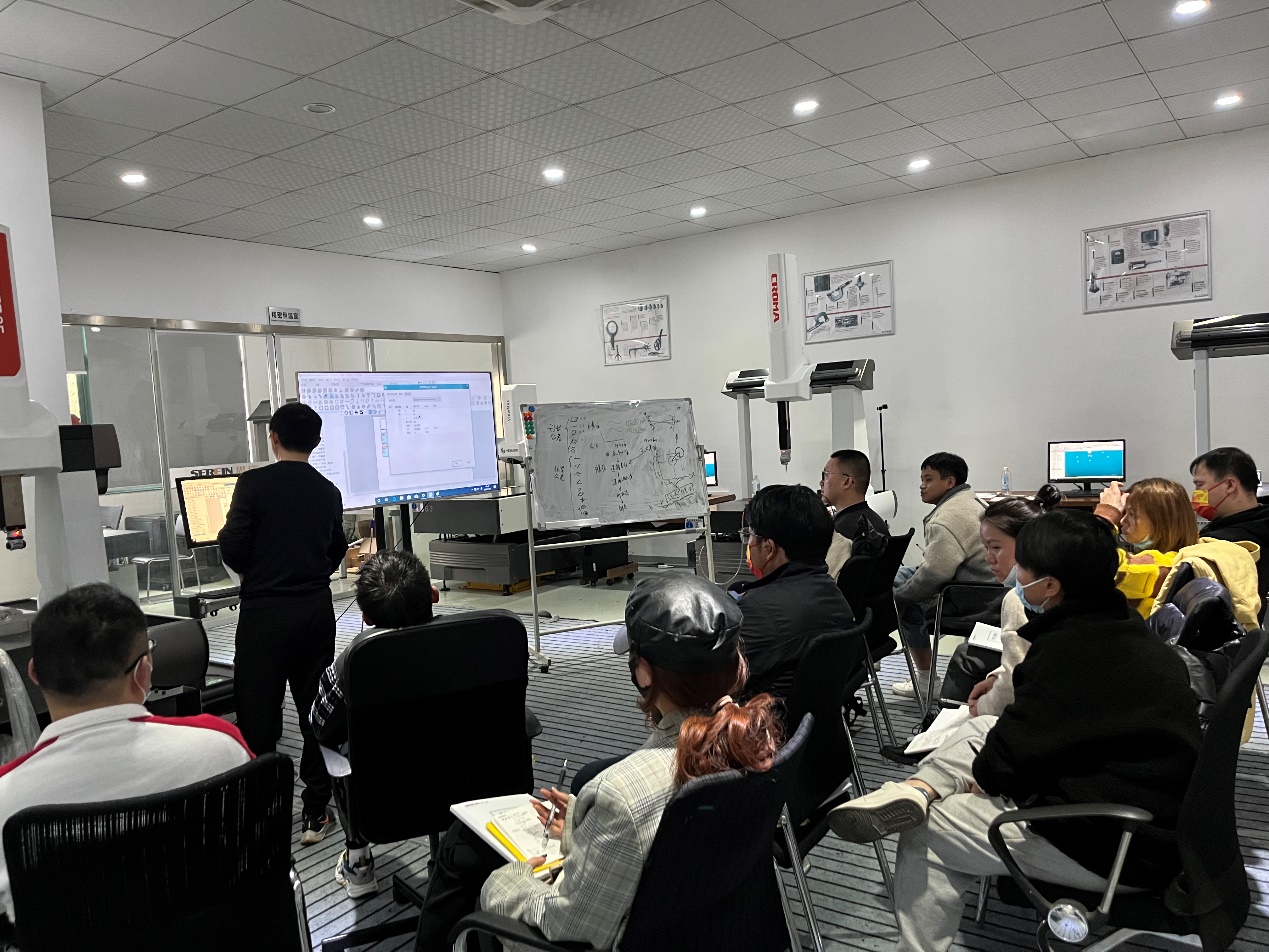 宁波方案中心PC-DMIS基础应用培训圆满结束 宁波方案中心PC-DMIS基础应用培训圆满结束